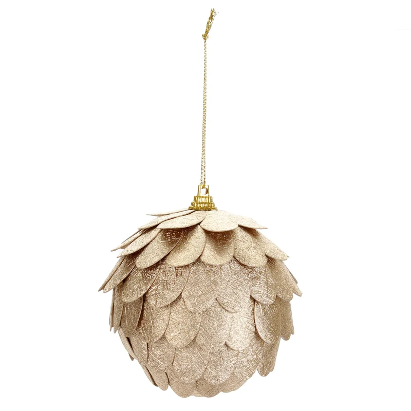 Art.10038 Esfera Piña Metálica 80mm 3pz