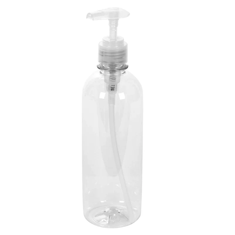 Art.2505 Bote Plástico 500ml Con Dosificador 22x6cm 1pz