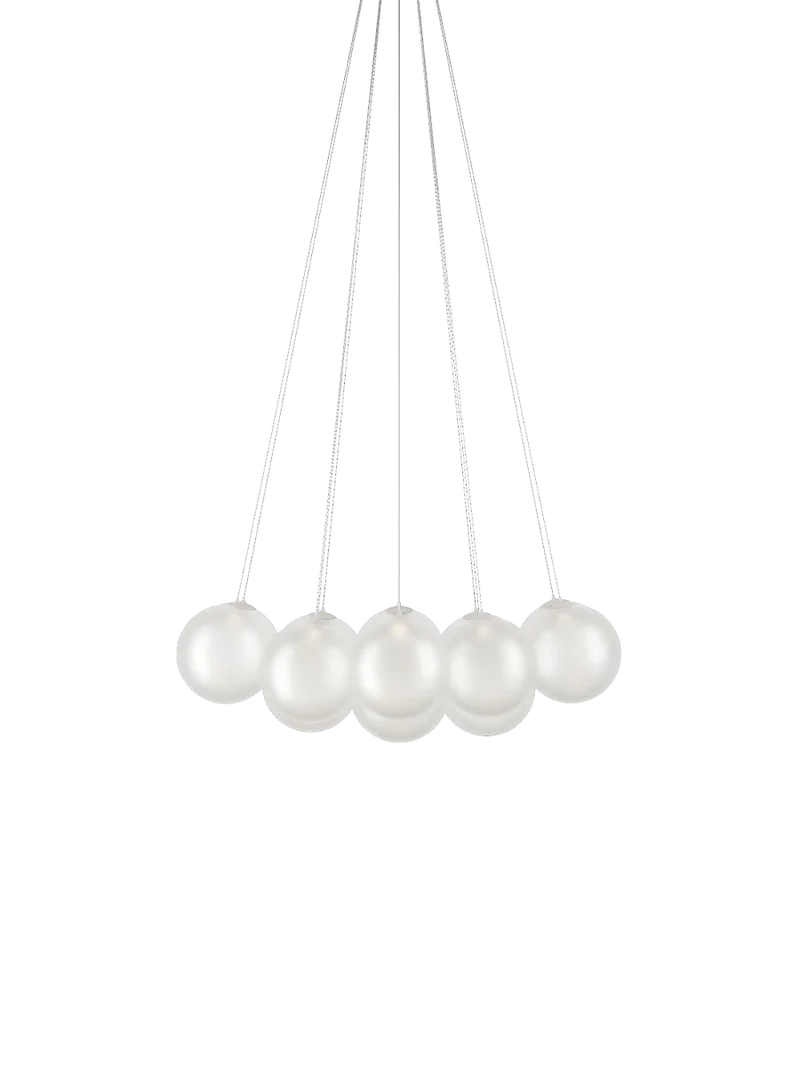 Lodes Lámpara colgante Random negro mate blanco satinado LED 2700K 16413-1327