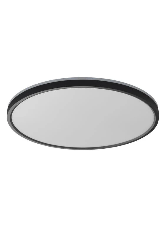 Plafón de techo MDC Osona negro 40W 589819102