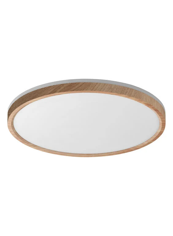 Plafón de techo MDC Osona madera natural 32W 589805502