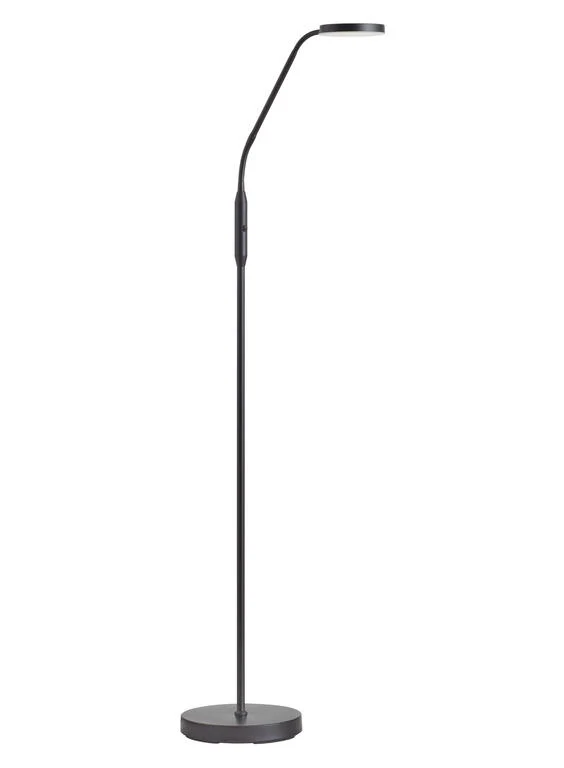 Lámpara de pie de salón MDC Aro negro 2700K 7W 589789102
