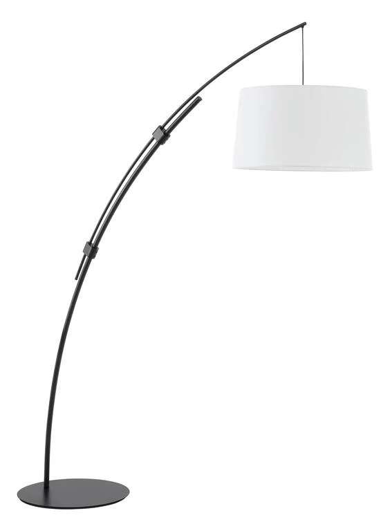 Lámpara de pie de salón MDC Circular negro 20W 589319104