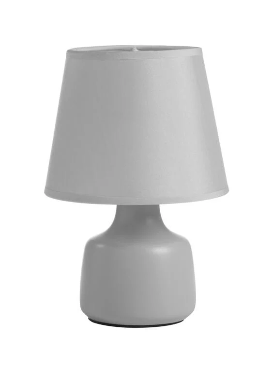 Lámpara de sobremesa MDC Cloe gris 9W 589253204