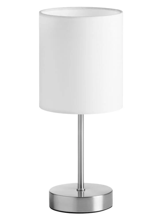 Lámpara de sobremesa MDC Set níquel satinado blanco 9W 589223504