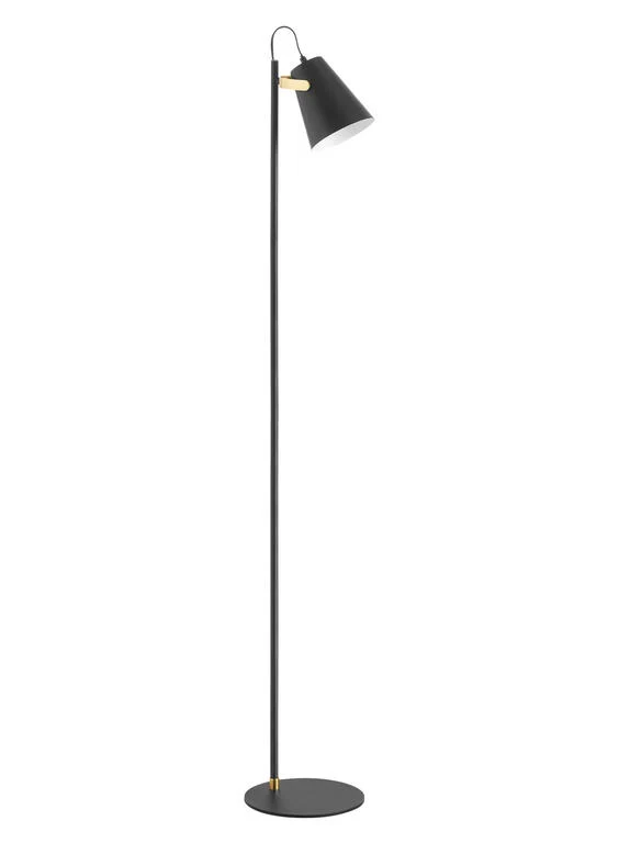 Lámpara de pie de salón MDC Kai negro 20W 589089101
