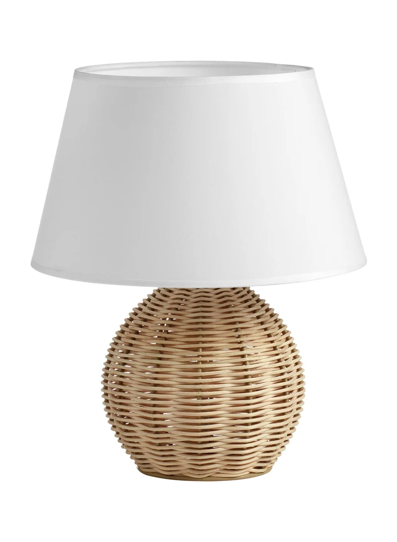 Lámpara de sobremesa MDC nairobi E27 madera natural 589275504