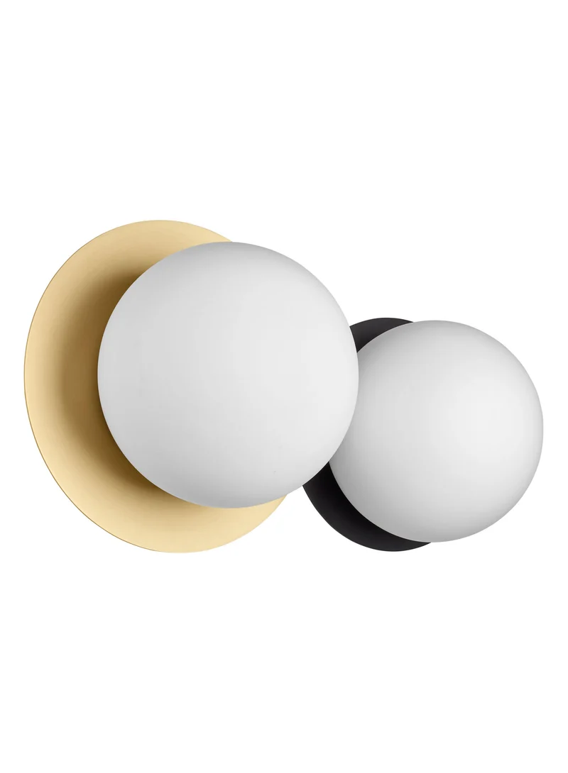 Aplique de pared MDC floc latón negro opal IP44 580686103