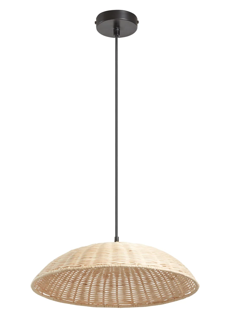 Lámpara colgante MDC trenza E27 madera natural 579395501