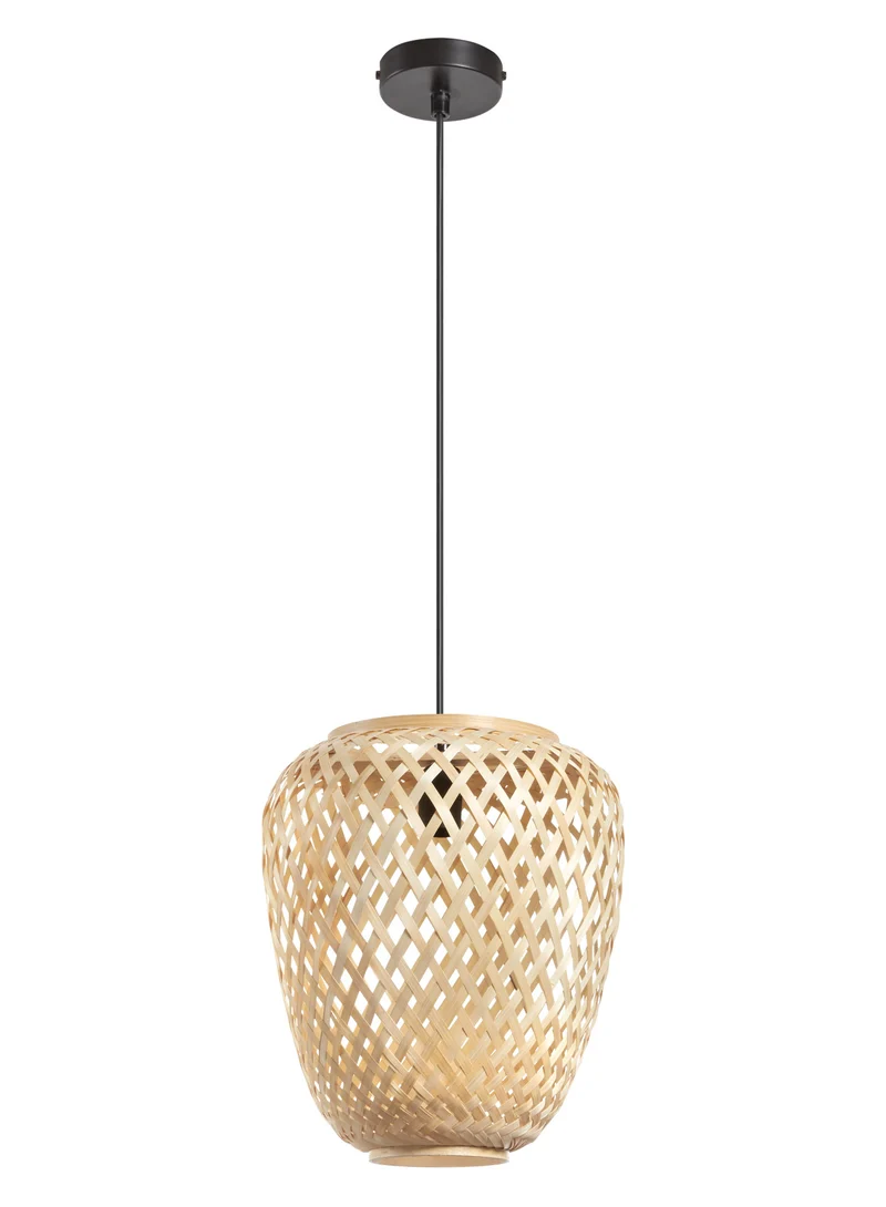 Lámpara colgante MDC kabas E27 madera natural 579345501