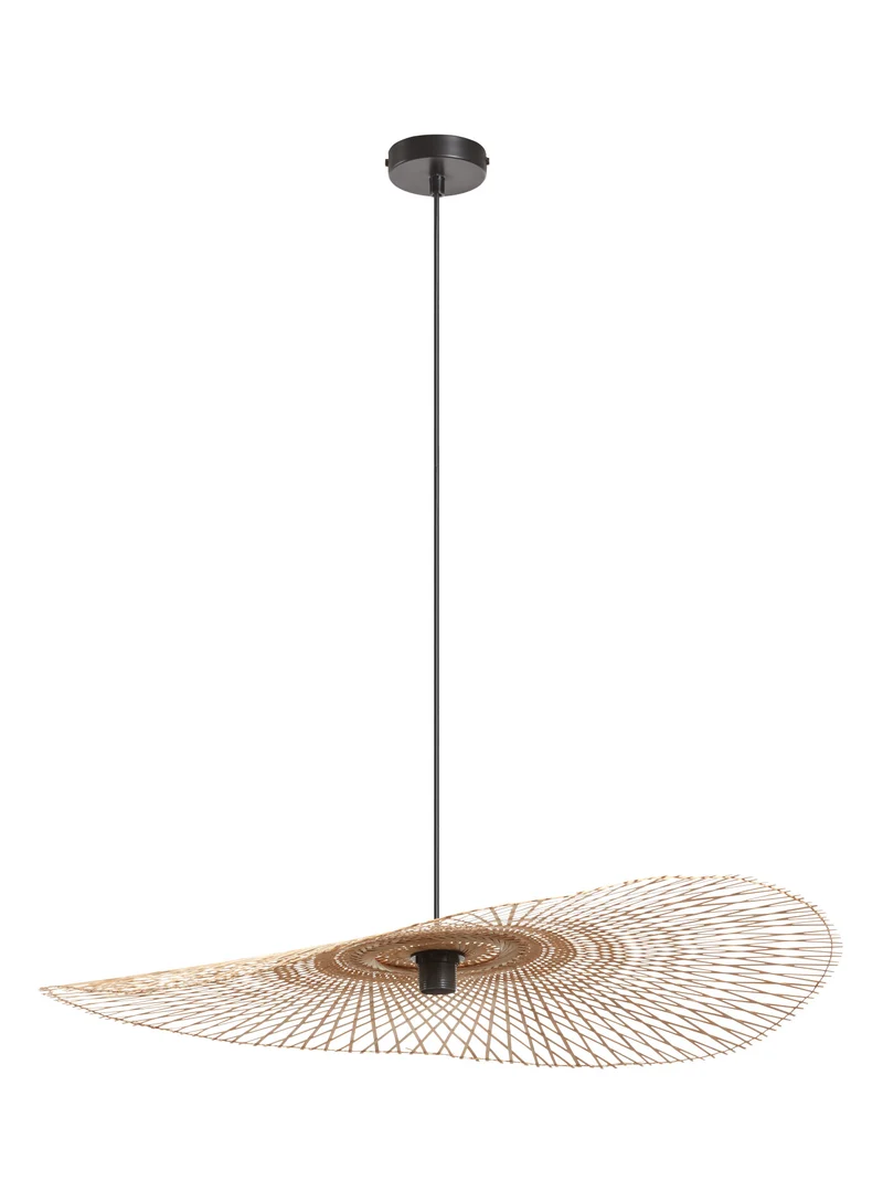 Lámpara colgante MDC pamela E27 madera natural 578265501