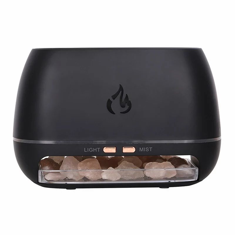 Black Scent Diffuser ! 3 In 1 Himalayan Salt Rock Scent Diffuser Salt