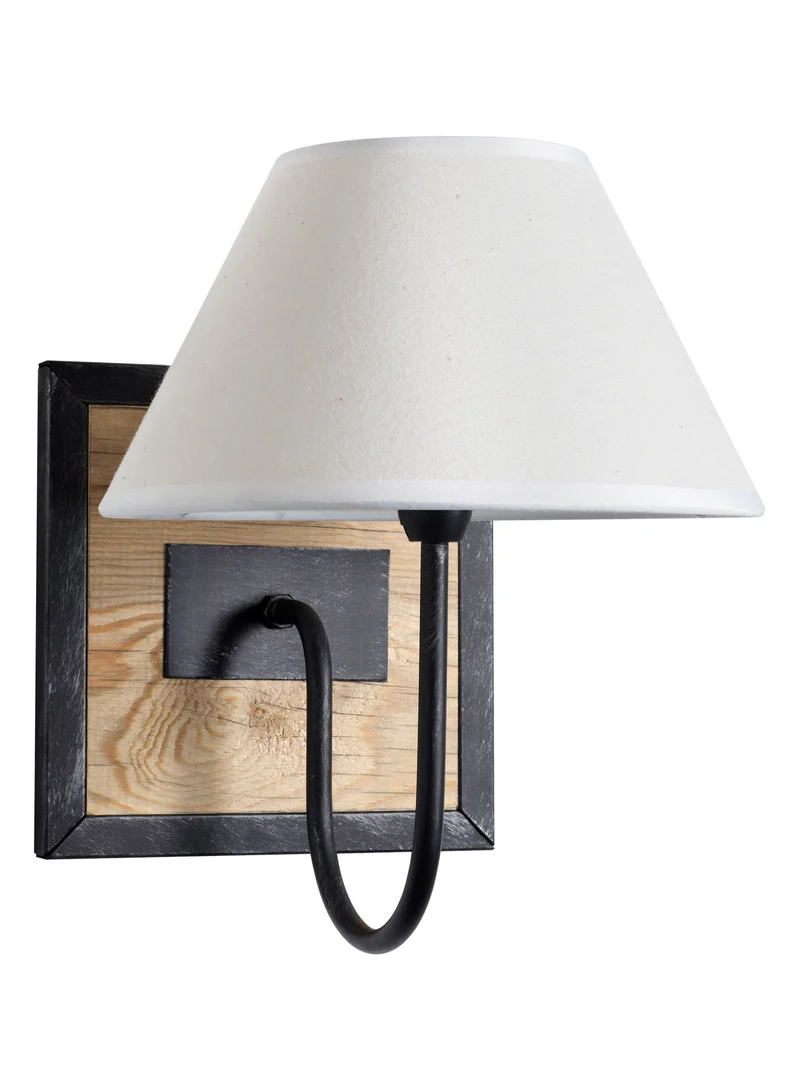 Aplique de pared MDC jips E14 madera natural 429991401