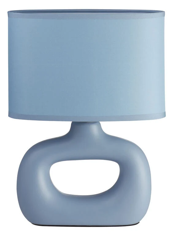 Lámpara de sobremesa MDC Pubol azul 20W 588890104
