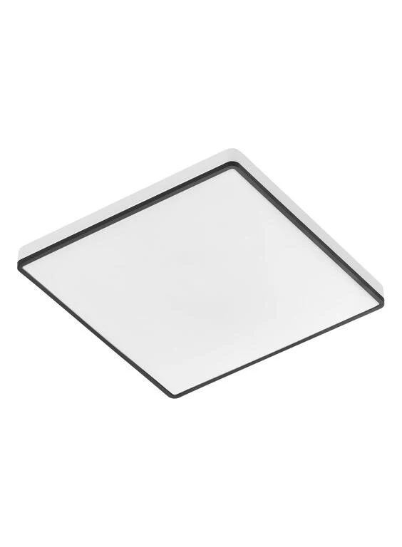 Plafón de techo MDC Cora negro 24W 588859109