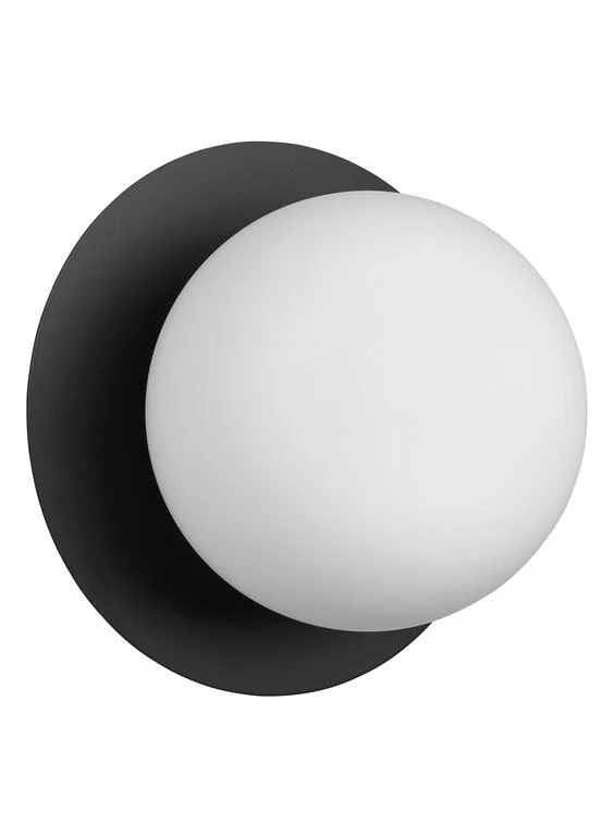 Aplique de pared MDC Floc negro 20W 580669103