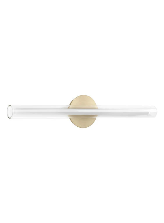 Aplique de pared MDC Oslo latón transparente 3000K 16W 580526102
