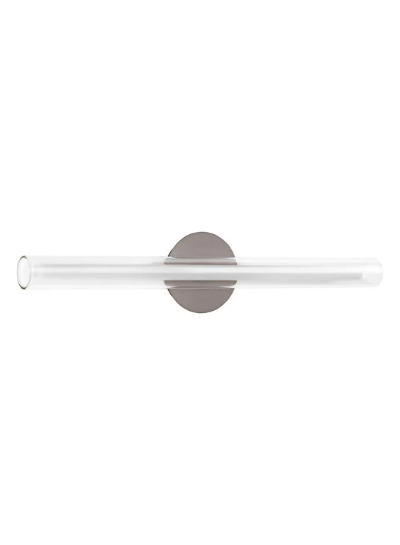 Aplique de pared MDC Oslo níquel satinado transparente 3000K 16W 580523602