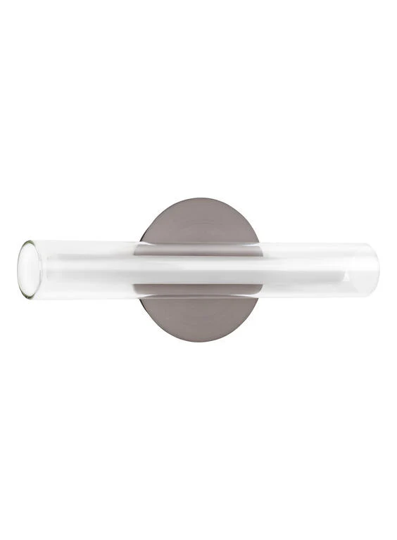 Aplique de pared MDC Oslo níquel satinado transparente 3000K 8W 580513602
