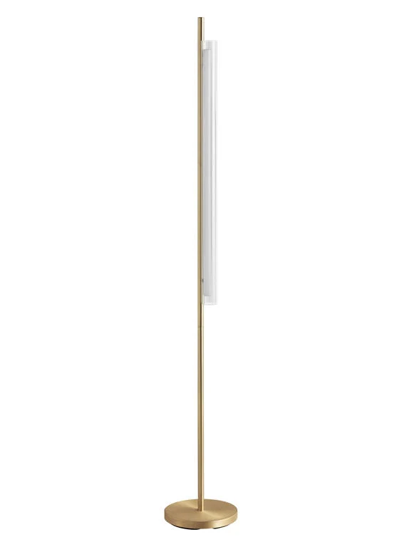 Lámpara de pie de salón MDC Oslo latón transparente 3000K 20W 580506102