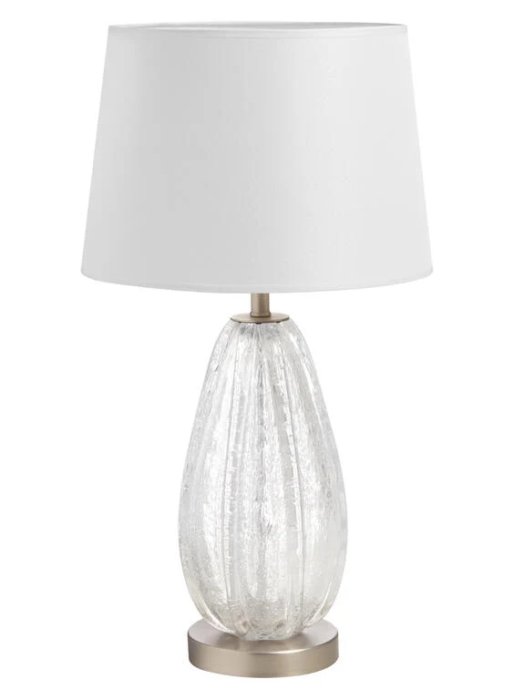 Lámpara de sobremesa MDC Buble cromo blanco 20W 580253504