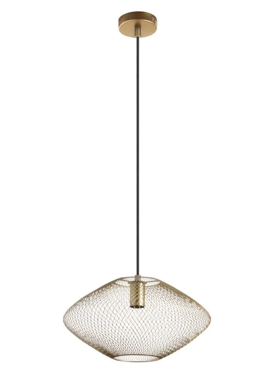 Lámpara colgante MDC Alan oro 20W 580201001