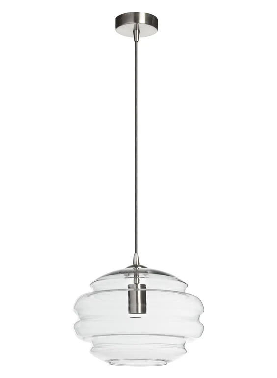 Lámpara colgante MDC Mel transparente cromo 20W 579893505