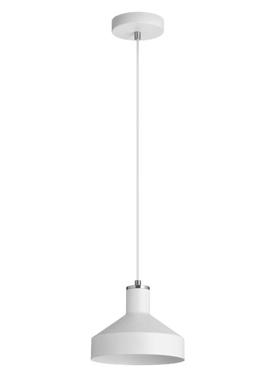 Lámpara colgante MDC Rita blanco cromo 20W 579868301