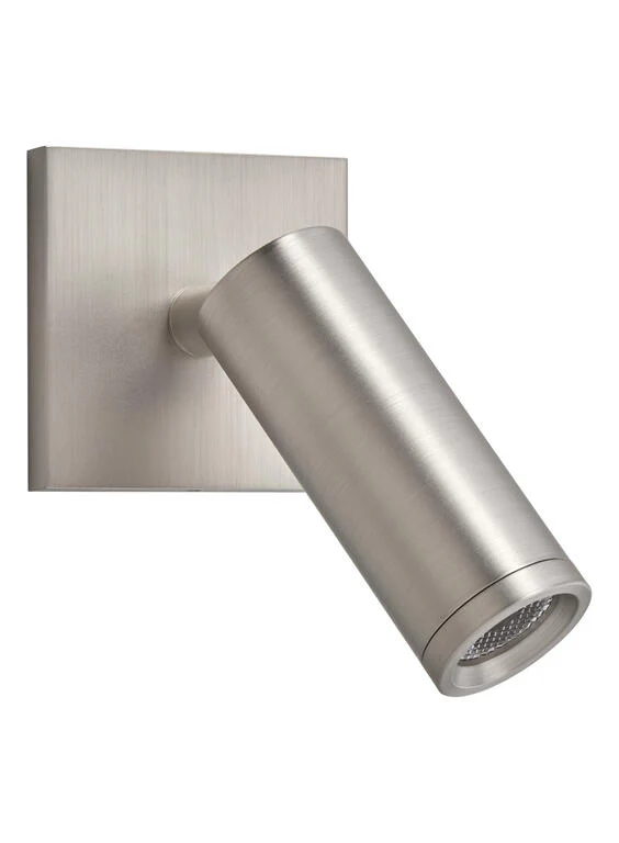 Aplique de pared MDC Asia níquel satinado 3000K 3W 578713602