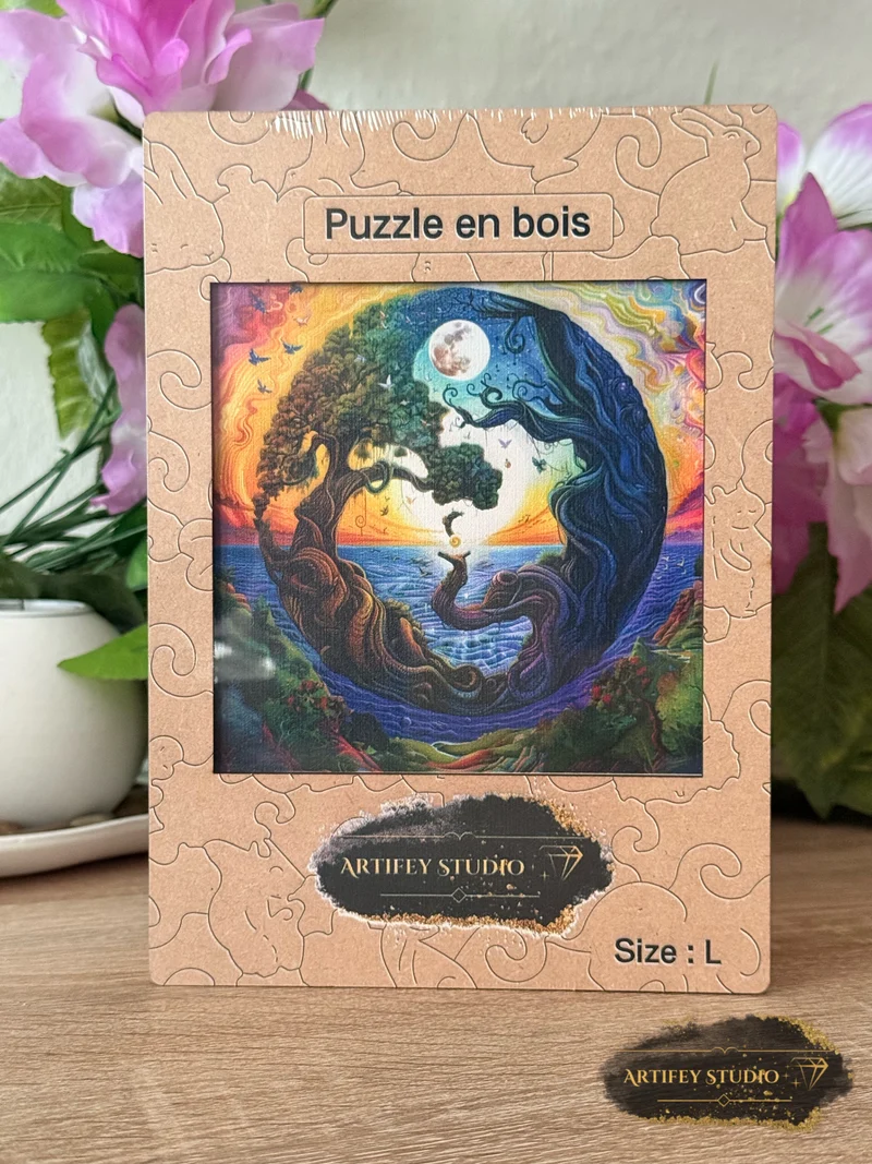 Holzpuzzle- Baum