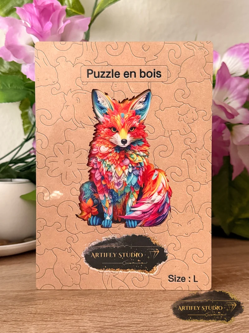 Holzpuzzle- Fuchs