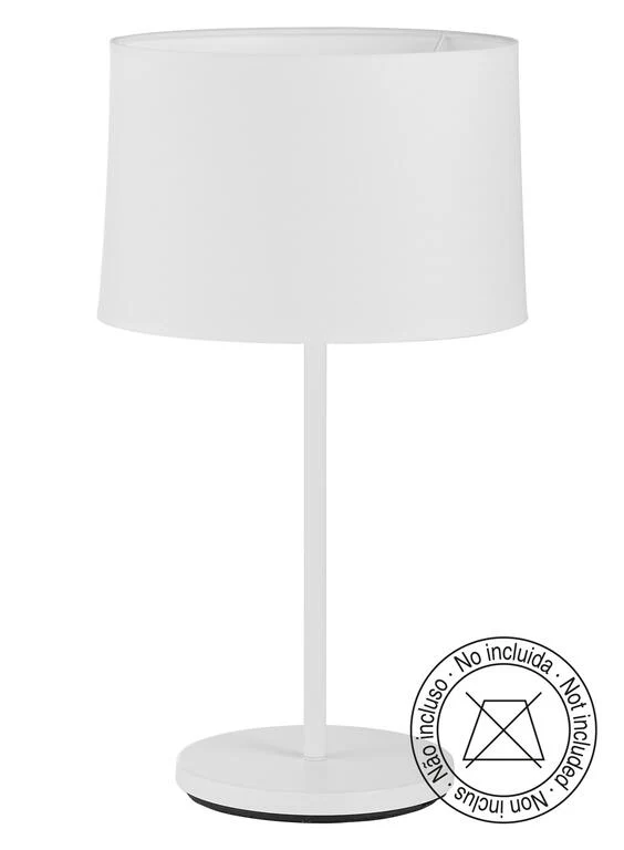 Lámpara de sobremesa MDC Roomer blanco 20W 576838101