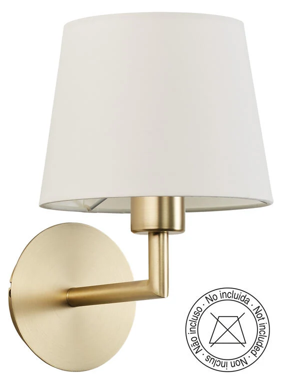 Aplique de pared MDC Roomer latón 20W 576826121