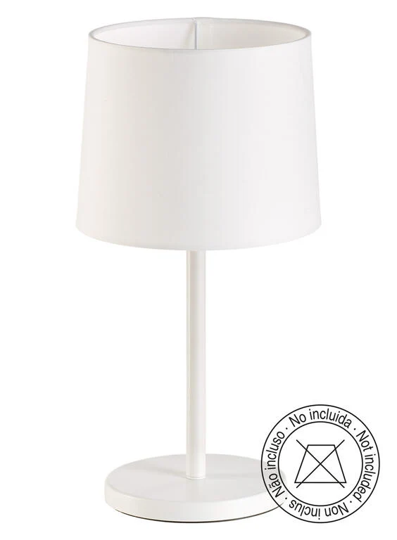 Lámpara de sobremesa MDC Roomer blanco 20W 576818116