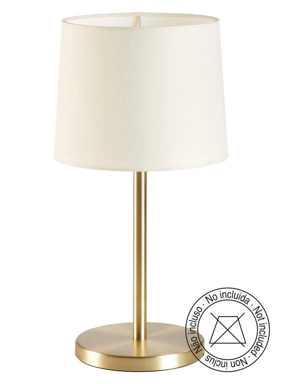 Lámpara de sobremesa MDC Roomer latón 20W 576816116