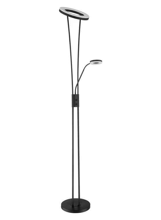 Lámpara de pie de salón MDC Anello negro 3000K 30W 576089102