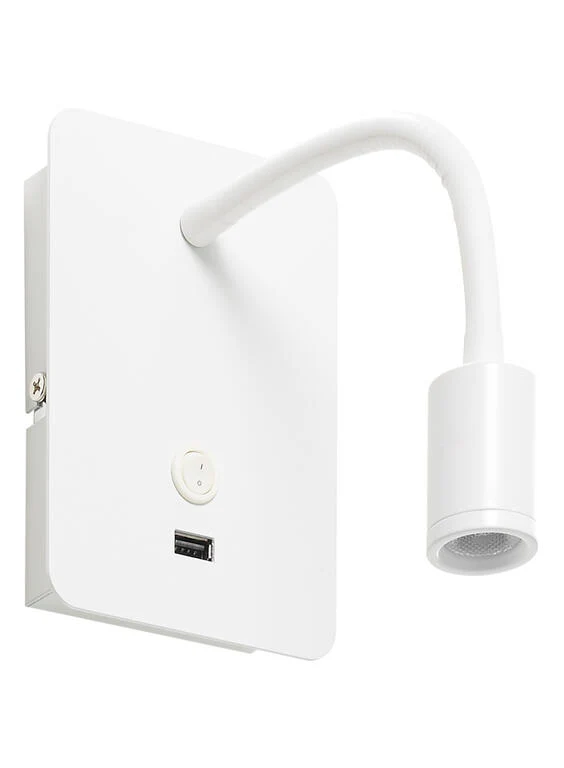 Aplique de pared MDC Flex blanco 3000K 3W 576038102