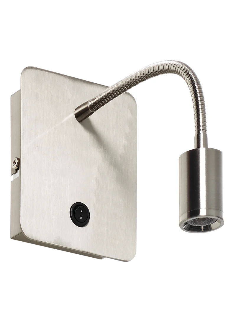 Aplique de pared lector MDC Flex LED cromo 3000K IP20 3W 576023502