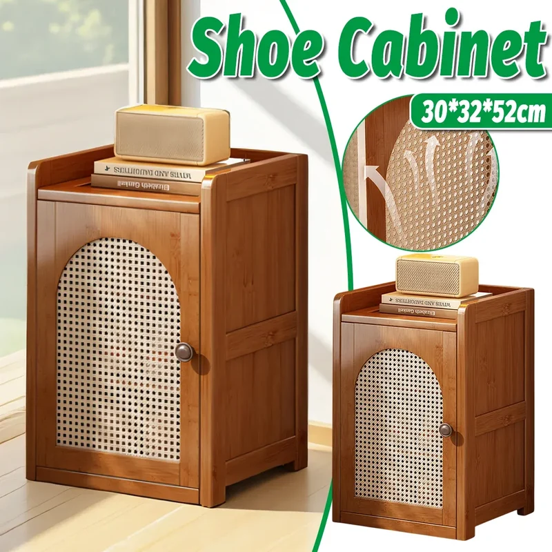 Home Shoe Cabinet with Doors Multi-Layer Dustproof Shoe Storage Entryway