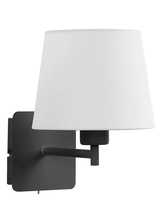 Aplique de pared MDC Mailand negro blanco 20W 575599125
