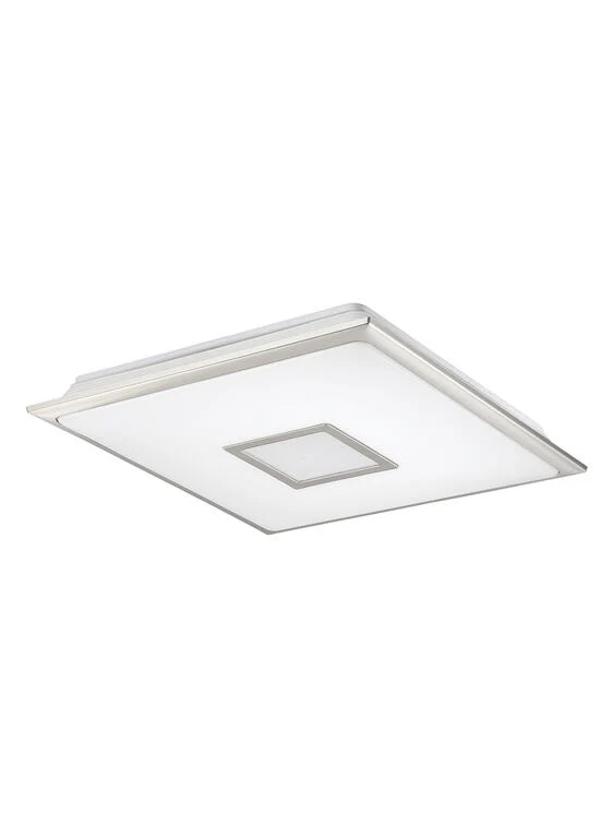Plafón de techo MDC Nila cromo 3000K 40W 573693503