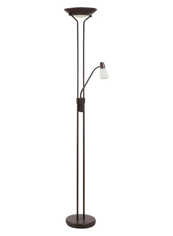 Lámpara de pie de salón MDC Doris negro 20W 567729126