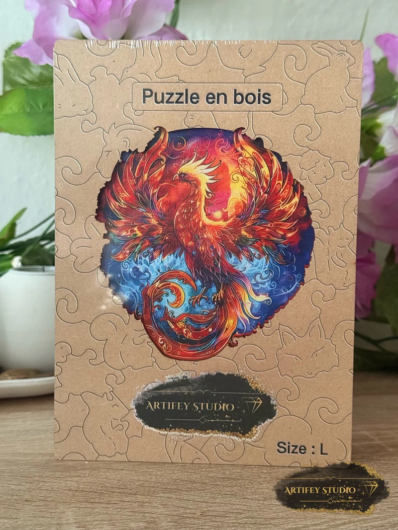 Holzpuzzle- Phoenix