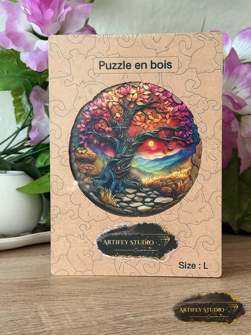 Holzpuzzle- Baum
