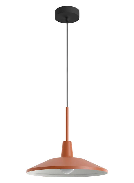 Lámpara colgante MDC Denver terracota 20W 578125001
