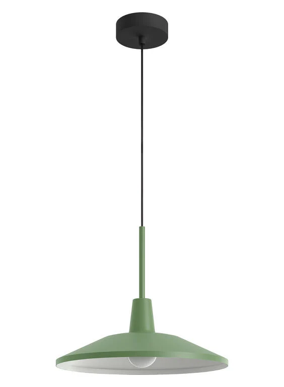 Lámpara colgante MDC Denver verde 20W 578121901
