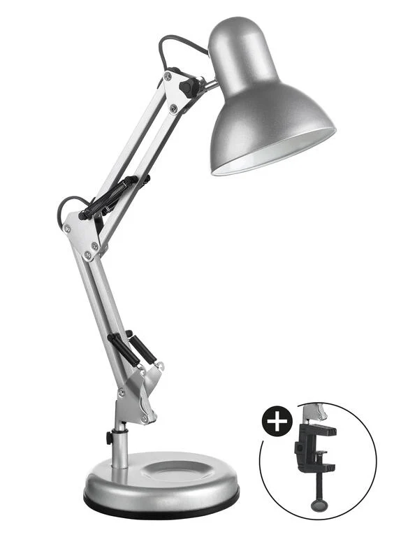 Lámpara de sobremesa MDC Vera plata 20W 577923201