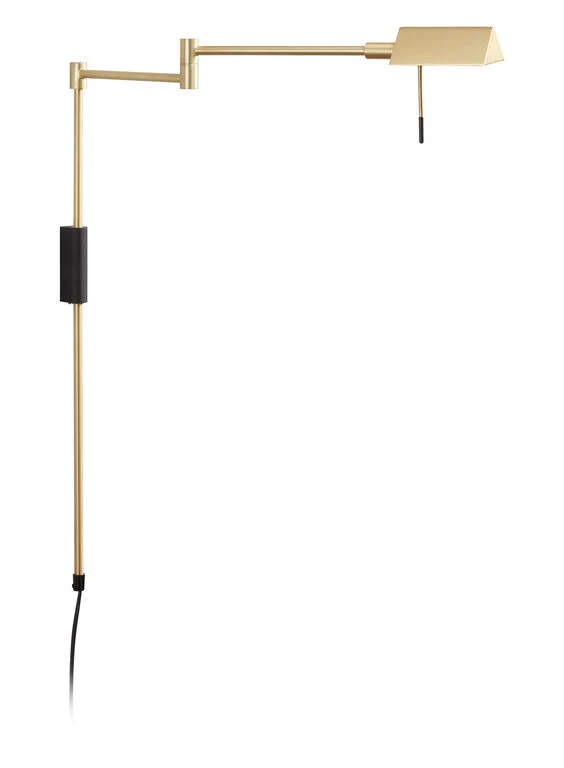 Aplique de pared MDC Lite negro latón 3000K 8W 577265902