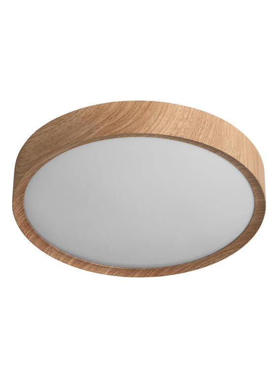 Plafón de techo MDC Asli madera natural 4000K 24W 577135502