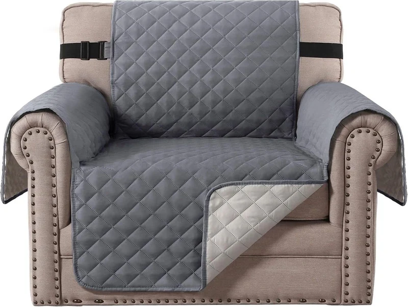 Grey Stretch Dining Chair Covers